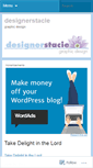 Mobile Screenshot of designerstacie.wordpress.com