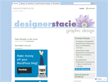 Tablet Screenshot of designerstacie.wordpress.com