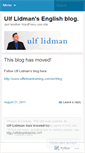 Mobile Screenshot of lidmanulf.wordpress.com