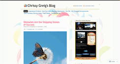 Desktop Screenshot of chrissygreig.wordpress.com