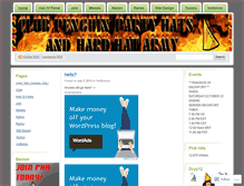 Tablet Screenshot of clubpenguinpartyhatsarmy.wordpress.com