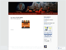 Tablet Screenshot of flip2008.wordpress.com