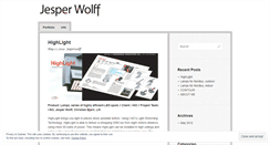 Desktop Screenshot of jesperwolff.wordpress.com