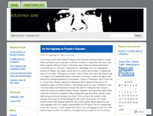 Tablet Screenshot of krishnagiri.wordpress.com