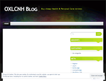 Tablet Screenshot of oxlcnhblog.wordpress.com