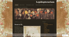 Desktop Screenshot of lepidopterarium.wordpress.com