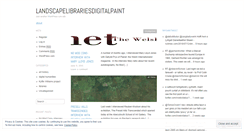 Desktop Screenshot of landscapelibrariesdigitalpaint.wordpress.com