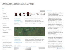 Tablet Screenshot of landscapelibrariesdigitalpaint.wordpress.com