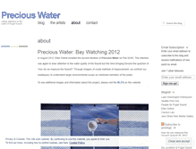 Tablet Screenshot of preciouswater.wordpress.com