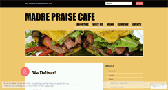 Desktop Screenshot of madrepraisecafe.wordpress.com