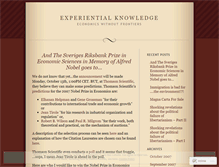 Tablet Screenshot of experientialknowledge.wordpress.com