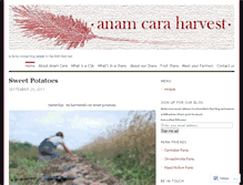 Tablet Screenshot of anamcaraharvest.wordpress.com