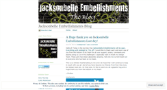 Desktop Screenshot of jacksonbelleembellishments.wordpress.com