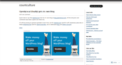Desktop Screenshot of countculture.wordpress.com