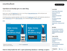 Tablet Screenshot of countculture.wordpress.com
