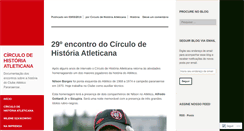 Desktop Screenshot of circuloatleticano.wordpress.com