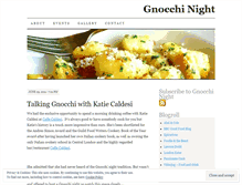 Tablet Screenshot of gnocchinight.wordpress.com