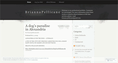 Desktop Screenshot of briannapellicaneradio.wordpress.com