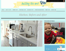 Tablet Screenshot of buildingthisnest.wordpress.com