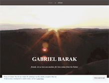 Tablet Screenshot of gabrielbarak.wordpress.com