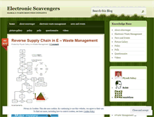 Tablet Screenshot of escavengers.wordpress.com