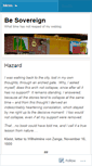 Mobile Screenshot of besovereign.wordpress.com