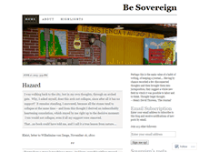 Tablet Screenshot of besovereign.wordpress.com