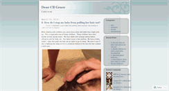 Desktop Screenshot of dearcbgrace.wordpress.com
