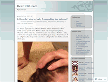 Tablet Screenshot of dearcbgrace.wordpress.com