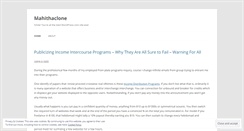 Desktop Screenshot of mahithaclone.wordpress.com
