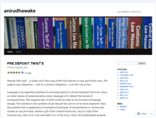 Tablet Screenshot of anirudhawake.wordpress.com
