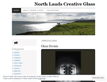 Tablet Screenshot of northlandscreativeglass.wordpress.com