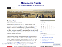 Tablet Screenshot of napoleon1812.wordpress.com