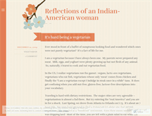 Tablet Screenshot of indianhomemakerinamerica.wordpress.com
