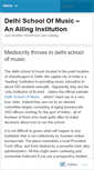 Mobile Screenshot of delhischoolofmusic.wordpress.com