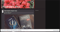 Desktop Screenshot of iluvwrite.wordpress.com
