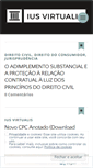 Mobile Screenshot of iusvirtualis.wordpress.com