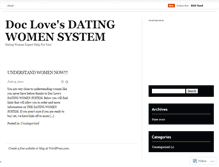 Tablet Screenshot of datingwomensystem.wordpress.com