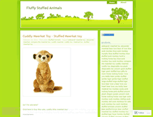 Tablet Screenshot of fluffystuffedanimals.wordpress.com