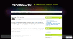Desktop Screenshot of kasperhermansen.wordpress.com