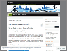Tablet Screenshot of ocs4u.wordpress.com