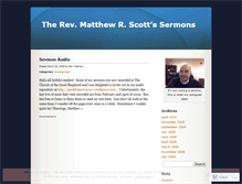 Tablet Screenshot of msrevsermons.wordpress.com
