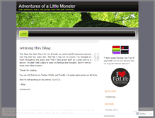 Tablet Screenshot of littlemonsterrr.wordpress.com