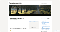 Desktop Screenshot of alamedapoets.wordpress.com