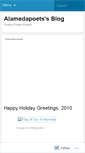 Mobile Screenshot of alamedapoets.wordpress.com