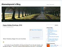 Tablet Screenshot of alamedapoets.wordpress.com