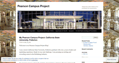 Desktop Screenshot of pearsoncampusproject.wordpress.com