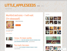 Tablet Screenshot of littleappleseeds.wordpress.com