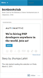 Mobile Screenshot of bcnbookclub.wordpress.com