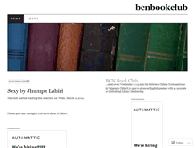Tablet Screenshot of bcnbookclub.wordpress.com